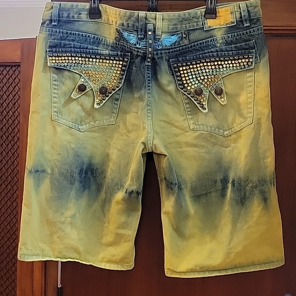 Robin's Jean Distressed Shorts Style# SF5475 Motard - Men's Size 42